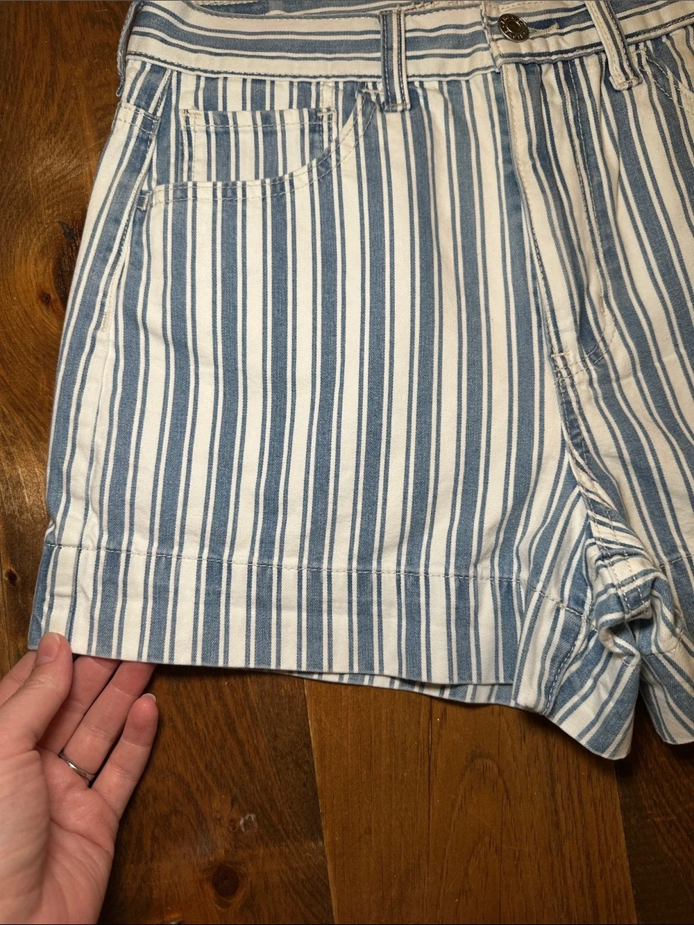 American Eagle Outfitters Striped Mom Short